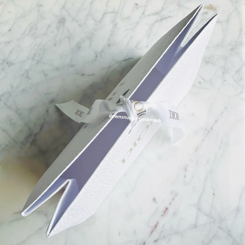 Authentic Dior tie top gift box
